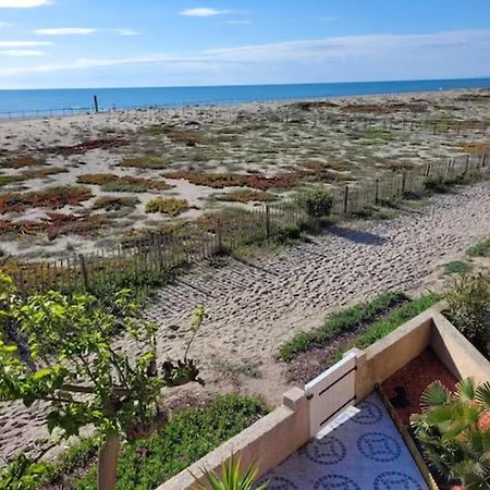 Villa Face A La Mer Sur Le Sable 8 Clim A L'Etage Le Barcares Luaran gambar