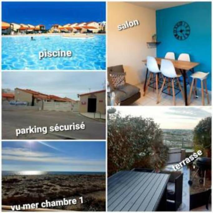 Villa Face A La Mer Sur Le Sable 8 Clim A L'Etage Le Barcares Luaran gambar